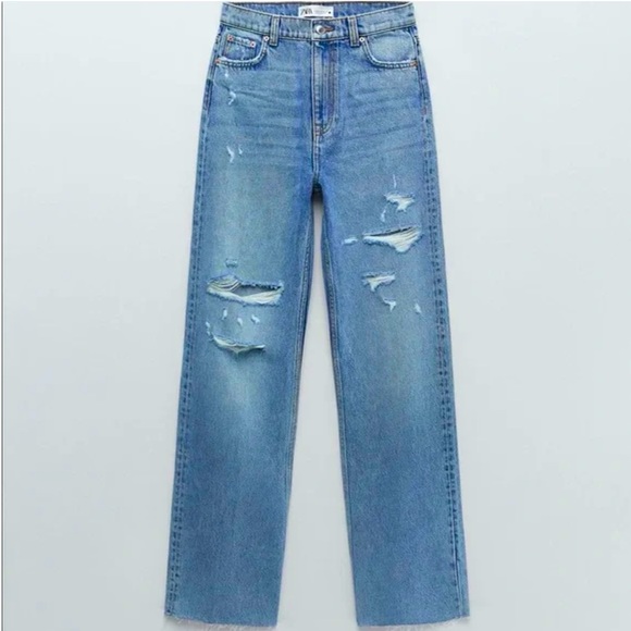 Zara Denim - ZARA High Rise The 90’s Full Length Jean